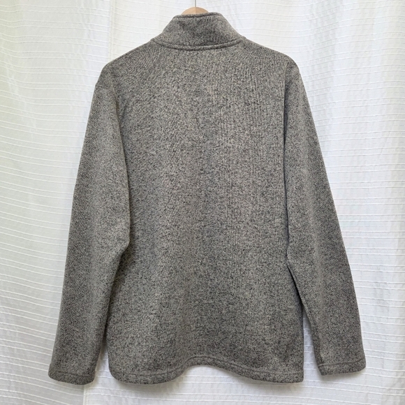 Eddie Bauer Convector 1/2 Zip Sweater Pullover Jacket Grey Heather Men's L - Picture 2 of 9
